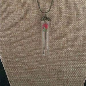 Beast’s rose necklace
